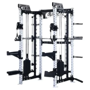 Multi Functional Metal Smith Machine Strength Training Half Rack Power Cage Squat Rack Commercial Use Foldable