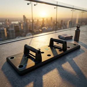 Multi Functional Push Up Board with Non Slip Handles for Chest Muscle Strength Training and Home Fitness Workout