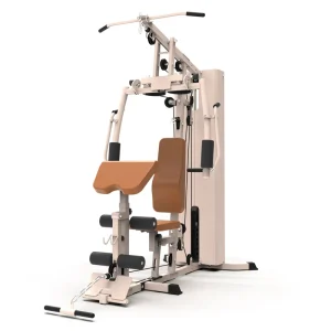 Multi-Functional Single Station Home Gym Machine Weight Stack Cable Pec Deck Workout Equipment for Full Body Strength Training