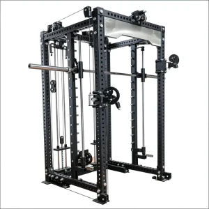 Multi-Functional Smith Training Rack Carbon Steel Commercial Full-Body Fitness Exercise