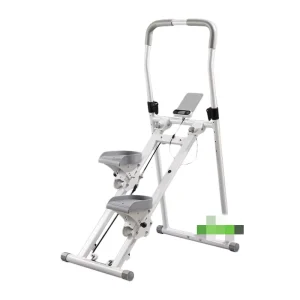 Multi-Functional Stair Stepper Hiking Machine, Home Fitness Incline Trainer with Air Resistance