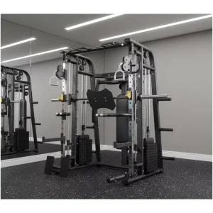 Multi-Functional Steel Frame Gantry Smith Machine Gym Squat Rack Home/Commercial Use 340kg Capacity