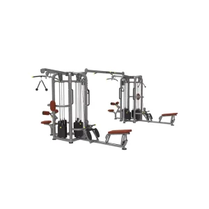 Multi-Functional Trainer Machine Commercial Gym Strength Trainer 9-Station Multi Gym