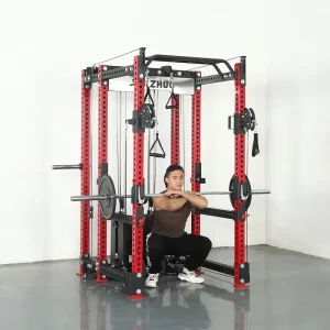 Multi-Functional Trainer Station with Weight Stack