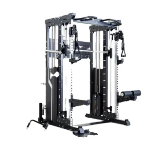 Multi-Functional Trainer with Weight Stack, Pull-Up Station and Adjustable Squat Rack
