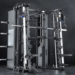 Multi Gym Fitness Equipment Steel Inclined Bench With Shoulder Chest Press Power Smith Machine for Strength Training