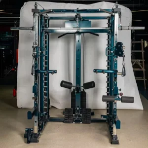 Multi-Gym Functional Trainer with Smith Machine, Iron Weight Stack, Triple-Sided Commercial Cable Crossover