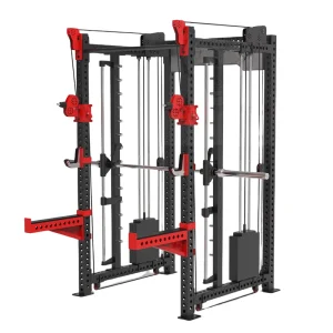 Multi-Gym Station Smith Machine with Cable Dual Crossover