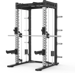 Multi Gym Trainer Power Rack Iron Commercial Use Medium Loader Unisex Gym Machine for Fitness Exercises Legs Strength Training