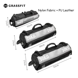 Multi-Handle Sandbag Strength Training Power Bag for Functional Fitness, Gym, and Home Workouts