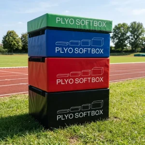 Multi-Height Anti-Slip Foam Soft Plyometric Jump Box for Gym and Studio Use