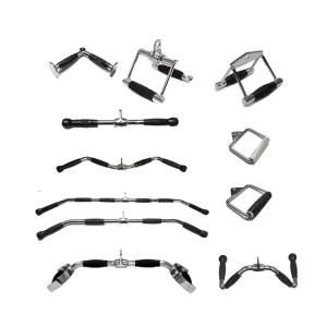 Multi-Part Grip Bar Handle for Pull-Down Training