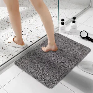 Multi-Purpose Comfort Non-Slip PVC Loofah Shower and Bathtub Mat