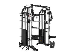 Multi Smith Power Rack Heavy-Duty Strength Training Bodybuilding Gym Equipment Stainless Steel