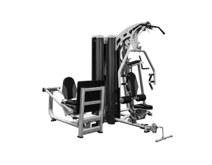 Multi-Station Commercial Gym Equipment with Smith Machine and 140KG Weight Stack for Three-Person Strength Training