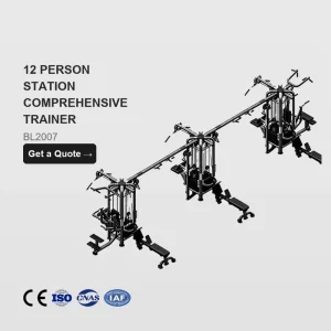 Multi-Station Commercial Jungle Gym Selectorized Cable Crossover Strength Training Equipment