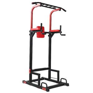 Multi-Station Fitness Workout Pull-Up Station Dip Stand Power Tower for Home Use