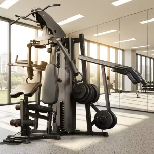 Multi-Station Home Gym Smith Machine Heavy-Duty Steel Full-Body Workout Equipment