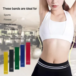 Multi Strength Workout Resistance Loop Bands Durable Tear Resistant Fitness Bands for Strength Training Physical Therapy