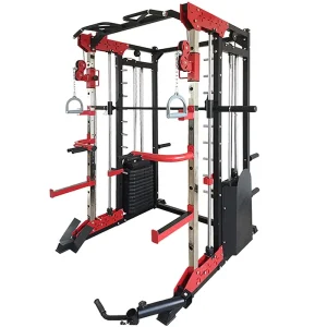 Multi functional Steel Bench Press Smith Machine Squat Racks Fitness Exercises Bodybuilding 320KG Weight Stack Unisex