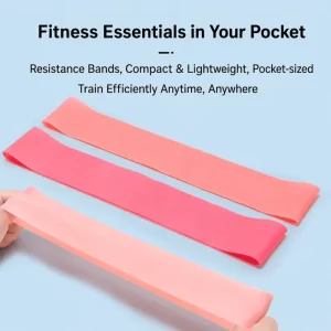 Multicolor Portable Flat Resistance Band Set, Lightweight Elastic Bands for Yoga, Pilates, and Home Gym