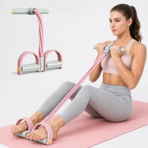Multifunction Elastic Yoga Resistance Band Pedal Puller for Exercise