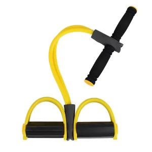 Multifunction Hand and Foot Pedal Exerciser with Spring Chest Expander for Indoor Exercise