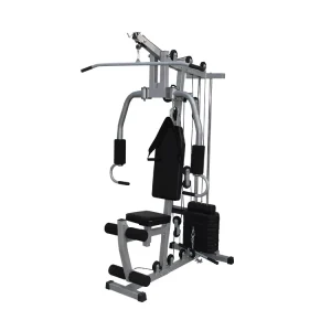 Multifunction Home Gym Equipment for Strength Training with Pulley System and Weight Machine
