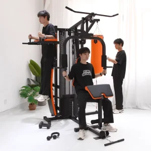 Multifunction Home Gym System, Multi-Station Workout Equipment