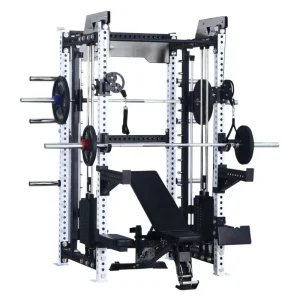 Multifunction Smith Machine Crossover Squat Power Rack
