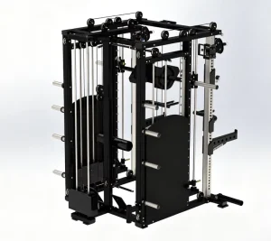 Multifunction Smith Machine Integrated Power Rack Cable Crossover Commercial Home Use