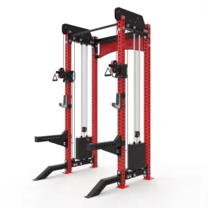 Multifunction Smith Machine Power Rack Power Cage All-in-One Gym Equipment