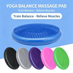 Multifunction Spike Massage Stability PVC Balance Pad Yoga Pilates Core Workout Inflatable Wobble Balance Cushion