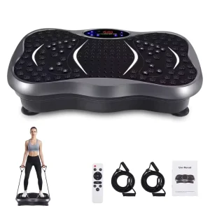 Multifunction Vertical Vibration Plate with Remote Control for Home Exercise