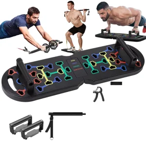 Multifunctional ABS Foldable Adjustable Push-Up Board Set with Sit-Up Training