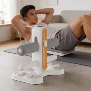 Multifunctional Adjustable Sit-Up Assistant and Push-Up Aid for Home Gym