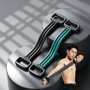 Multifunctional Body Toning Portable High Elasticity 3-Tube Adjustable Chest Expander