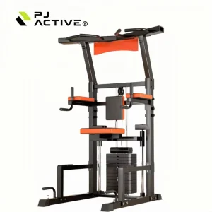 Multifunctional Commercial Gym Dip Chin Assist Machine Home Strength Training Pull Up Dip Station