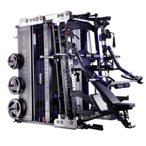 Multifunctional Commercial Smith Machine Steel Multi Station Gym Equipment Combo 180kg Weight Stack for Home Squat Bench Press