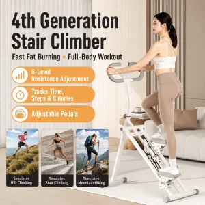 Multifunctional Compact Stair Climber Home Fitness Incline Stepper Hiking Trainer Exercise Equipment P3