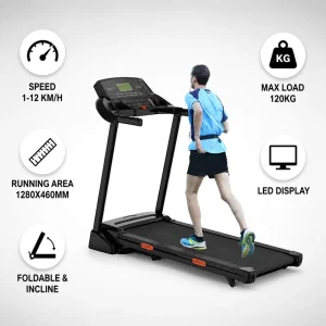 Multifunctional Electric Running Machine Home Foldable Portable Gym Equipment Sports Exercise Cardio Training Incline Treadmill