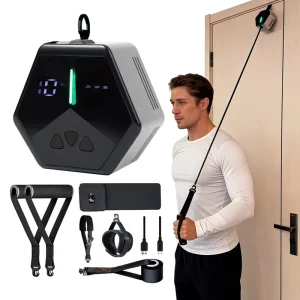 Multifunctional Flywheel Training Machine Smart Fitness Pump Wireless Portable Full Body Workout for Home Use
