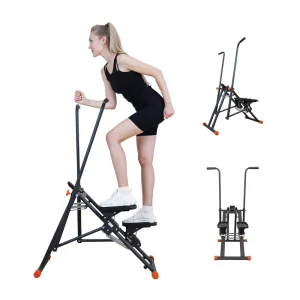 Multifunctional Foldable Durable Indoor Sports Fitness Equipment Steel Plastic Climbing Machine Stair Climber