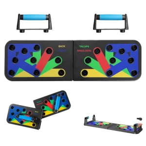 Multifunctional Foldable Push-Up Board for Home Chest and Abdominal Training