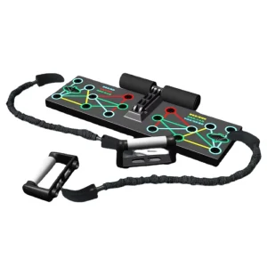 Multifunctional Foldable Push-Up Board with Pull Rope for Abdominal Exercises