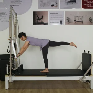 Multifunctional Half Tower Pilates Reformer MJD W41 Silent Aluminum Pilates Machine for Gym Use