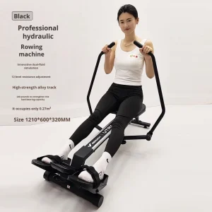 Multifunctional Home Hydraulic Rowing Machine Full Body Fitness Equipment Double Sculls Waist Back Exercise Rower