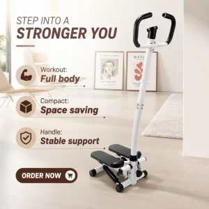 Multifunctional Hydraulic Stepper Handrails Quiet Stair Climber 38x30x20 Model 0293 Men Women Home use Cardio