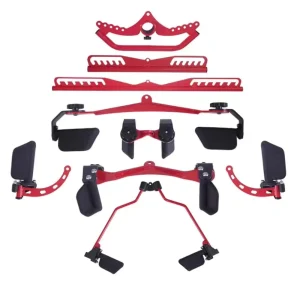 Multifunctional Integrated Steel Gym Equipment Attachment with 8-Piece Pull-Back Handles