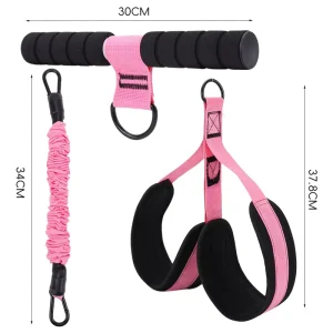 Multifunctional Pedal Resistance Band with Handles and Sit-Up Exerciser